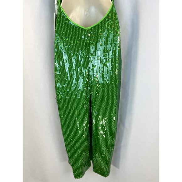 NWT Ronny Kobo Green Sequin Alix Maxi Dress $578 - Picture 8 of 13
